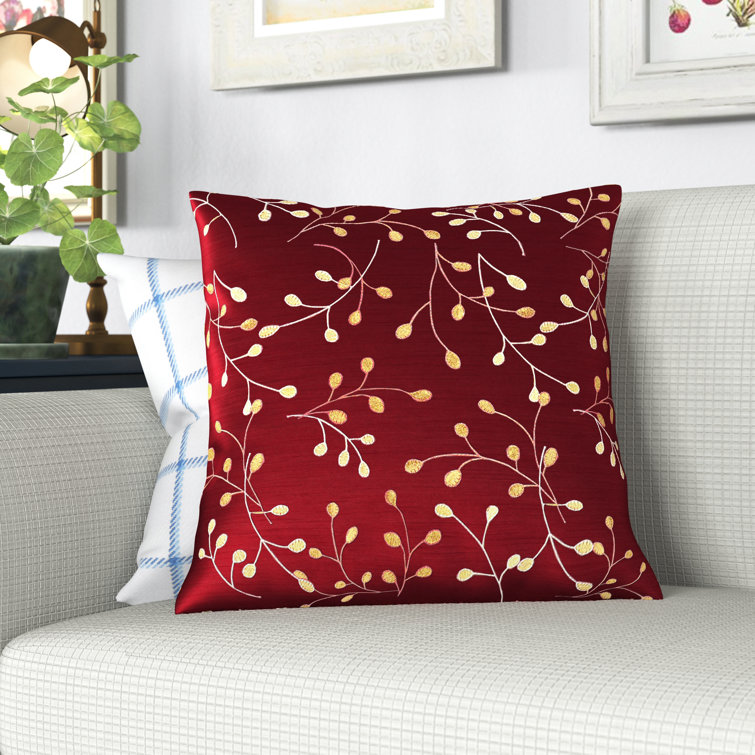 Red pattern throw pillows new arrivals